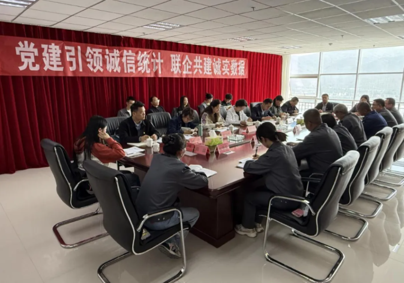 ‌“黨建引領(lǐng)誠信統(tǒng)計(jì) 聯(lián)企共建誠實(shí)數(shù)據(jù)”——公司黨委與國家統(tǒng)計(jì)局大通調(diào)查隊(duì)開展主題黨日活動(dòng)